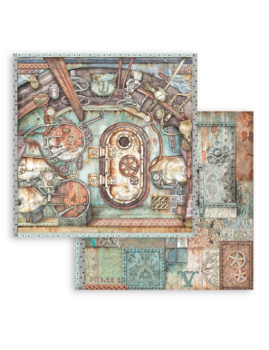 Pochette de 10 feuilles recto verso Lady vagabond lifestyle Stamperia