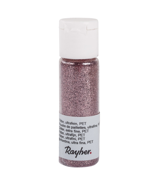 Poudre de paillettes rosé