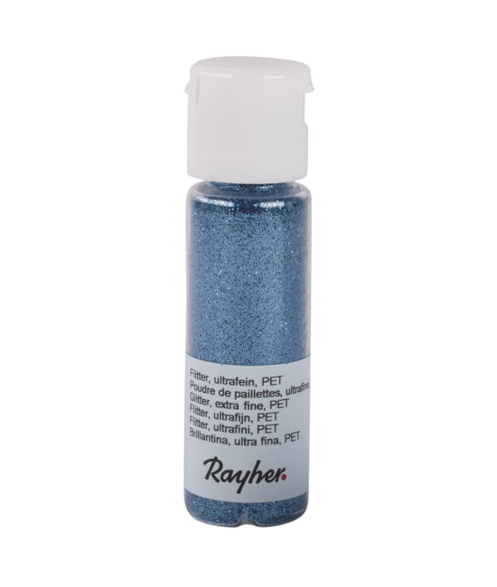 Poudre de paillettes bleu azur