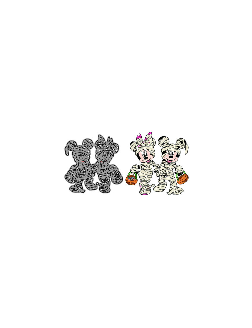 Die Mickey - Mickey et Minnie pour Halloween Disney