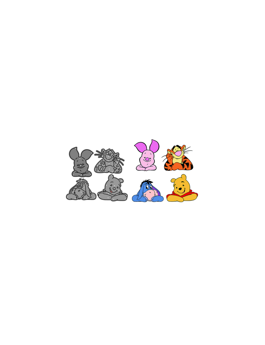 Die Winnie - Les personnages de Winnie de l'ourson Disney