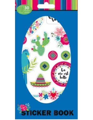 Livret de 30 feuilles de stickers "Viva la vida" ARTEMIO