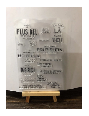 Tampons transparents occasions diverses