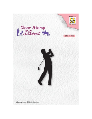 Tampon transparent golfeur NELLIE SNELLEN
