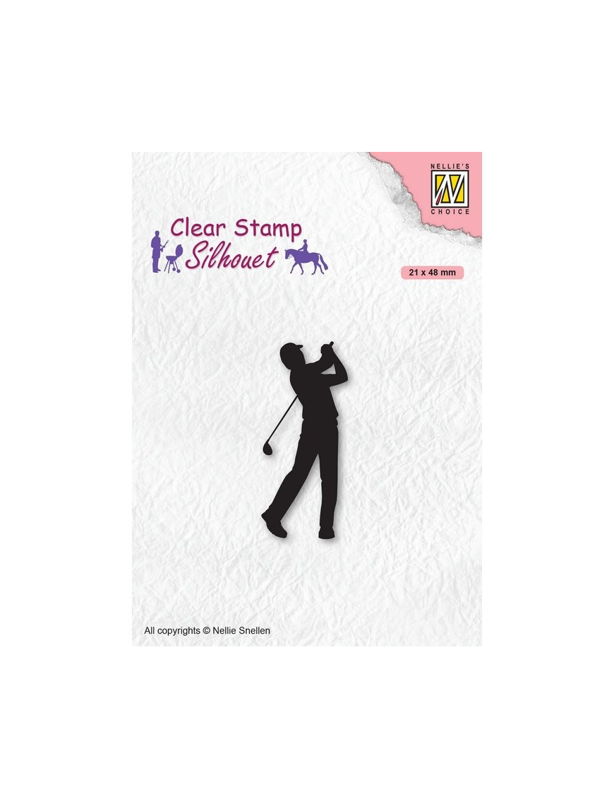 Tampon transparent golfeur NELLIE SNELLEN