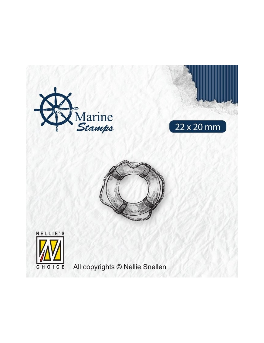 Tampon transparent bouée marine NELLIE SNELLEN