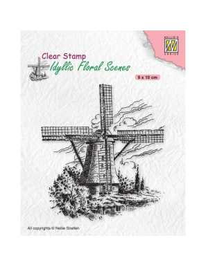 Tampon transparent moulin à vent NELLIE SNELLEN