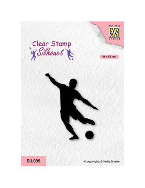 Tampon transparent footballeur NELLIE SNELLEN
