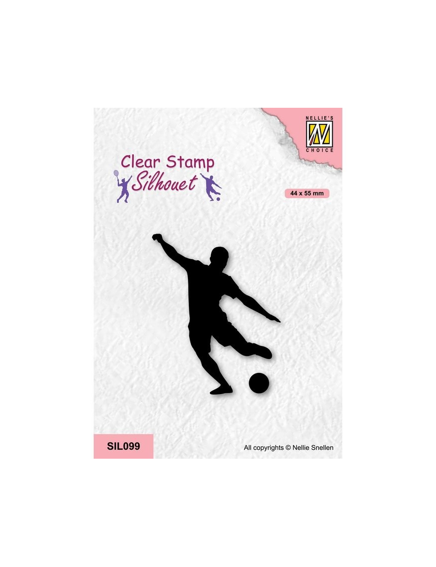 Tampon transparent footballeur NELLIE SNELLEN