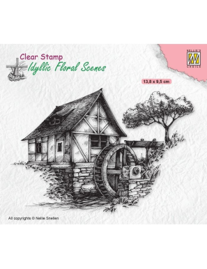 Tampon transparent moulin à eau NELLIE SNELLEN