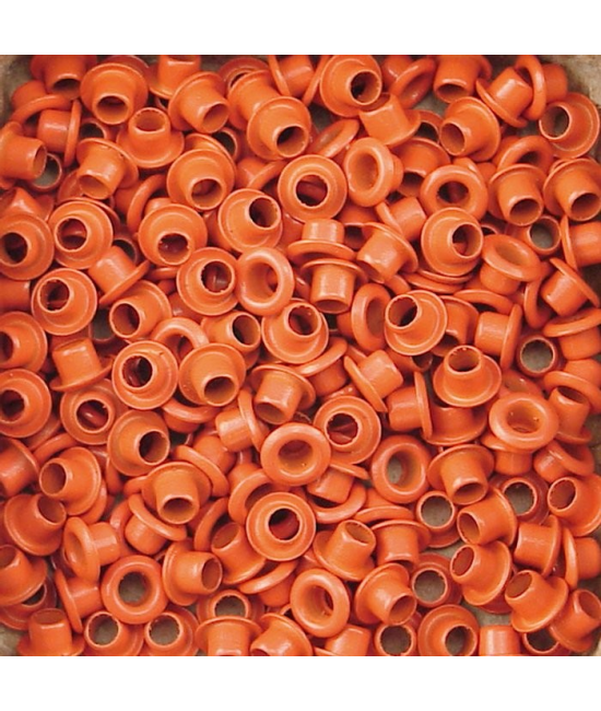 25 Oeillets 1/8" orange Vaessen creative