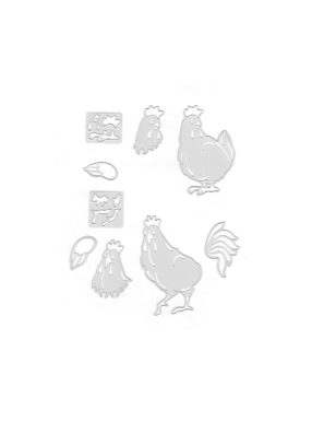 Dies coq et poule