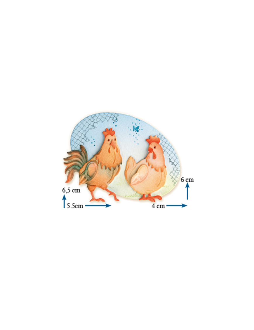 Dies coq et poule