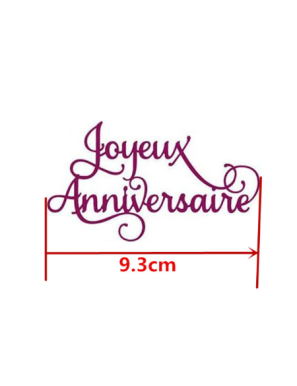 Die texte "Joyeux Anniversaire"