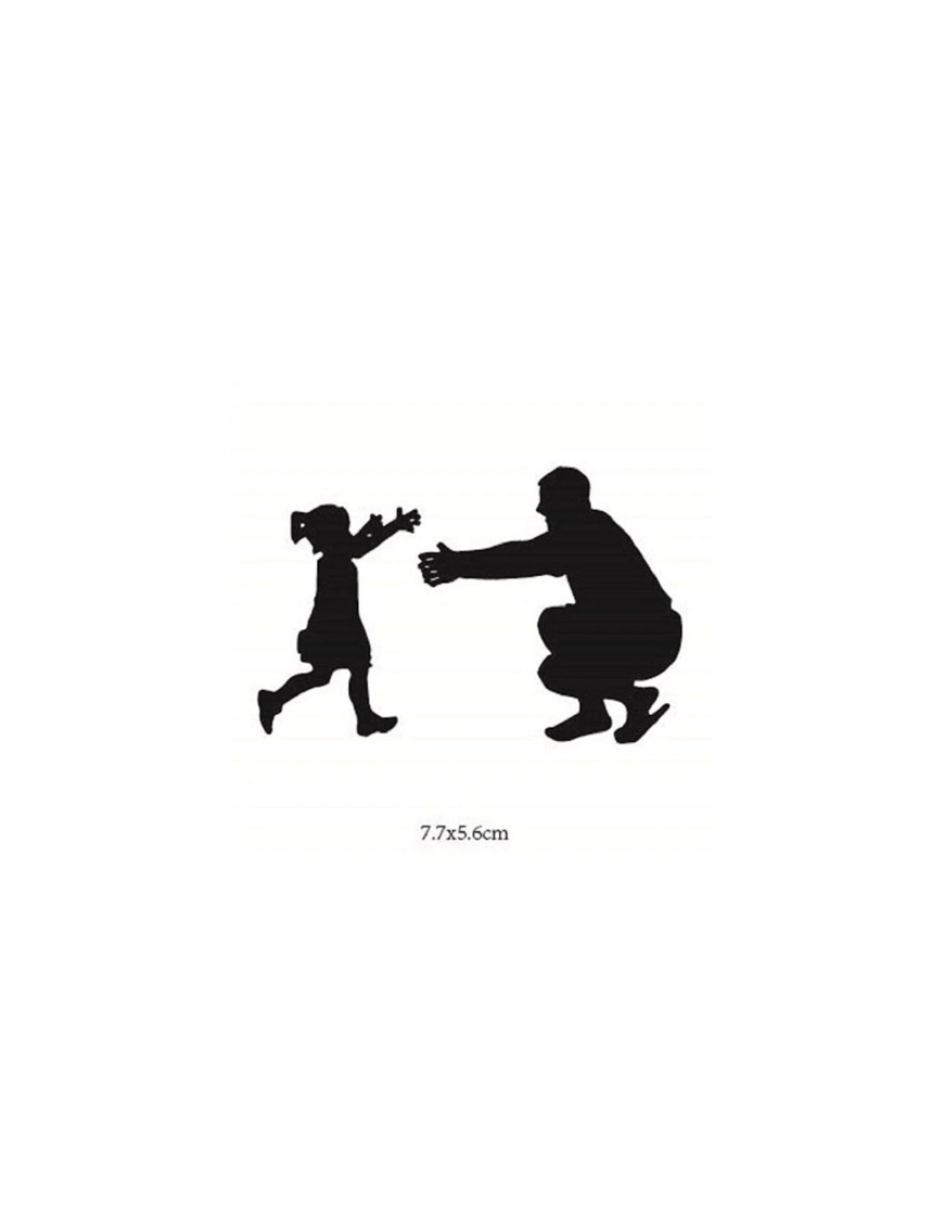 Dies "dans les bras de papa"