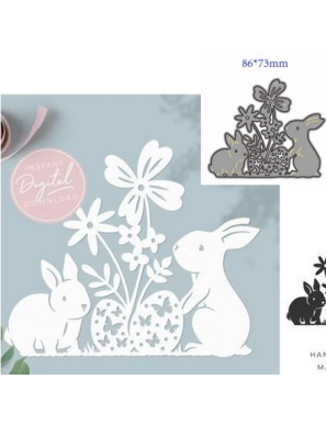 Die les lapins ont trouvés les oeufs de Pâques