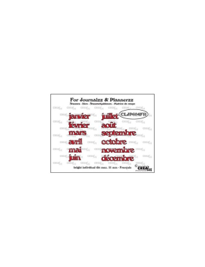 Dies texte "les 12 mois de l'année"