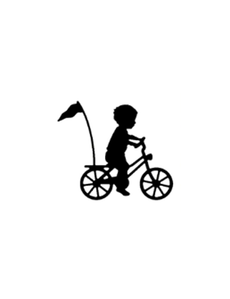 Die petit garçon sur son vélo