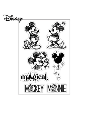 Tampons transparents Mickey et Minnie