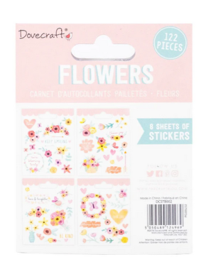 122 stickers floral DOVECRAFT
