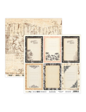 Pochette de 12 feuilles "Souvenirs"