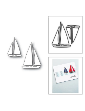 2 Dies bateaux voiliers
