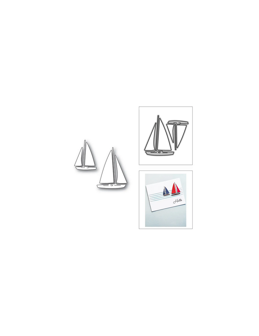 2 Dies bateaux voiliers