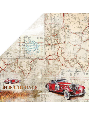 Bloc de 12 feuilles L'univers des hommes Craft and you design