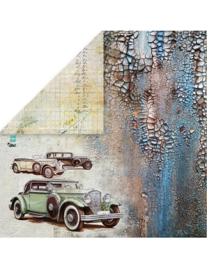 Pochette de 12 feuilles L'univers des hommes Craft and you design