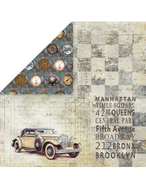 Bloc de 12 feuilles L'univers des hommes Craft and you design