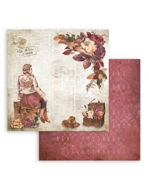 Pochette de 10 feuilles recto verso notre chemin Stamperia