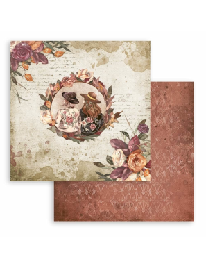 Pochette de 10 feuilles recto verso notre chemin Stamperia