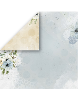 Pochette de 12 feuilles recto verso Morning mist Craft and you design