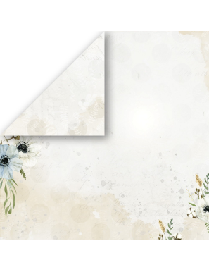 Pochette de 12 feuilles recto verso Morning mist Craft and you design