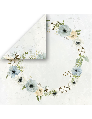 Pochette de 12 feuilles recto verso Morning mist Craft and you design