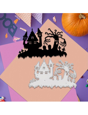 Die Halloween - cimétière et chanteau hanté