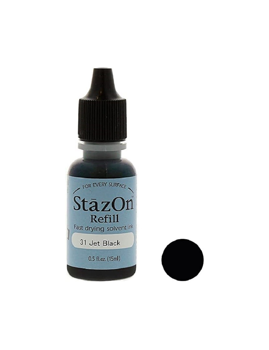 Recharge pour coussin encreur noir STAZON