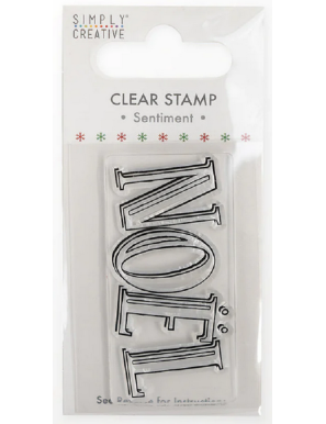 Tampon transparent "Noël" SIMPLY CREATIVE