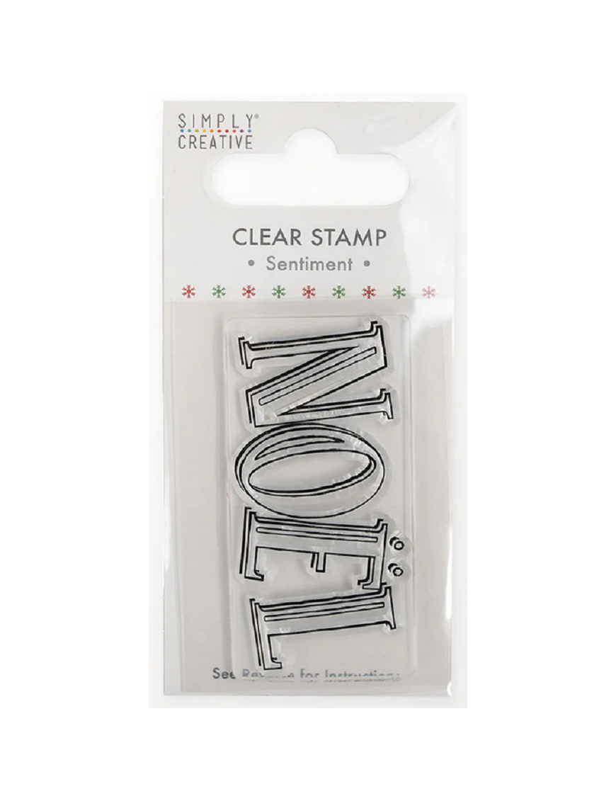 Tampon transparent "Noël" SIMPLY CREATIVE