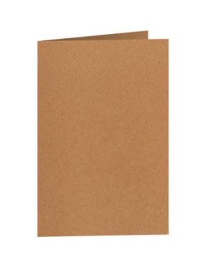 50 cartes double kraft  ARTEMIO 17cm x 11cm