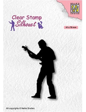 Tampon transparent guitariste NELLIE SNELLEN