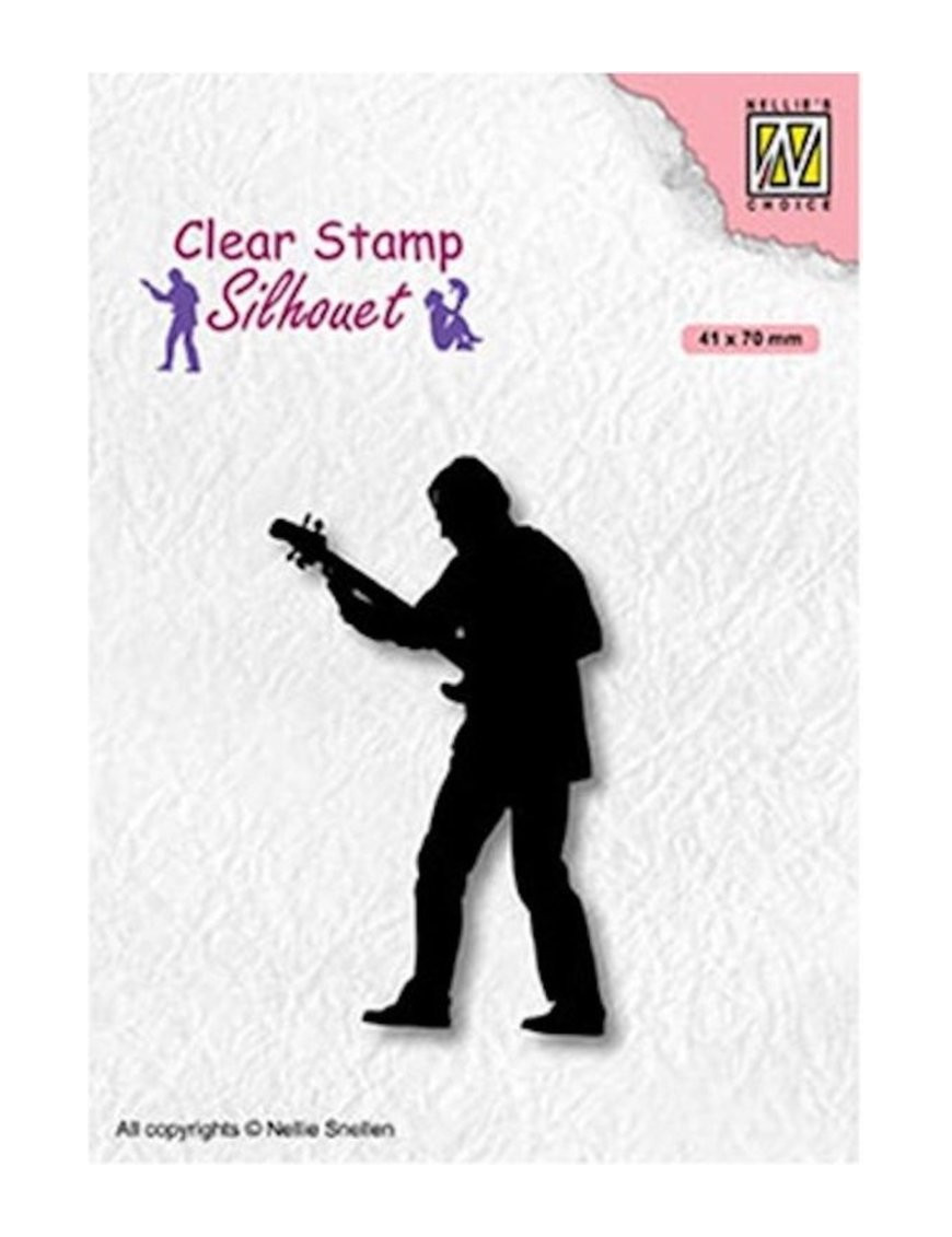 Tampon transparent guitariste NELLIE SNELLEN