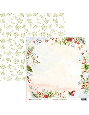 Bloc de 12 feuilles recto verso Magical Christmas CRAFT AND YOU DESIGN