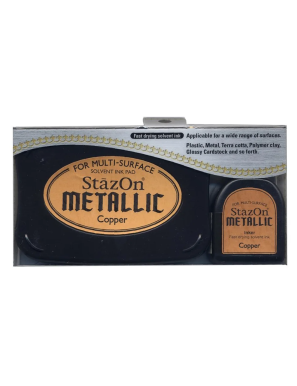 Encre Stazon métallic cuivre