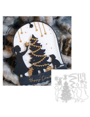 Dies "on décor le sapin de Noël"
