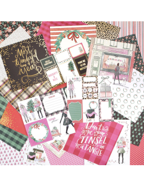 Bloc de 48 feuilles recto Miss Claus Craft Smith