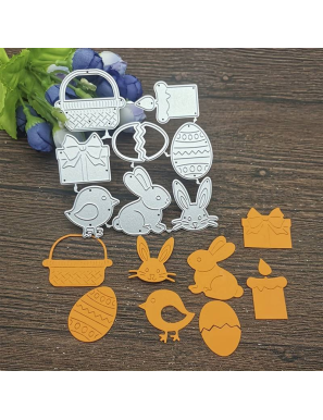 Die Pâques :  lapin dans son oeuf