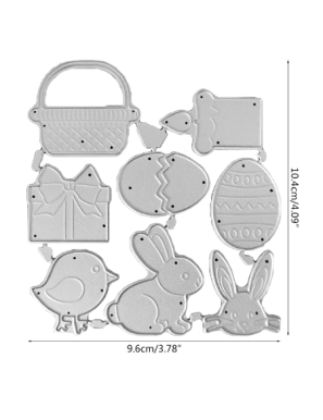 Die Pâques :  lapin dans son oeuf