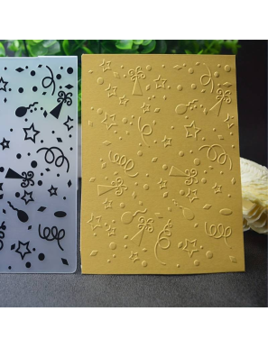 Classeur d'embossage confettis