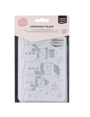 Die classeur d'embossage bonhomme de neige